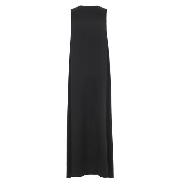 NWT LINDSAY NICHOLAS NY Maxi Dress In Black - Picture 3 of 10